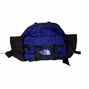 North Face Lumbar Vintage Waist Bag Fanny Pack Royal Blue Hiking TNF Rare - Picture 1 of 13