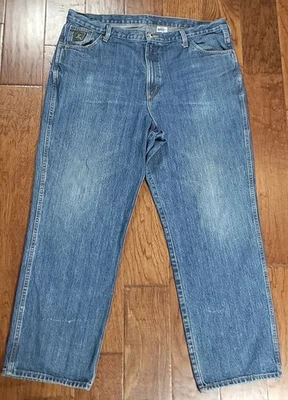 Cinch Jeans Men's Blue Loose Fit Olive Label Medium Wash Denim Jeans Sz 42x30 - Image 1 of 4