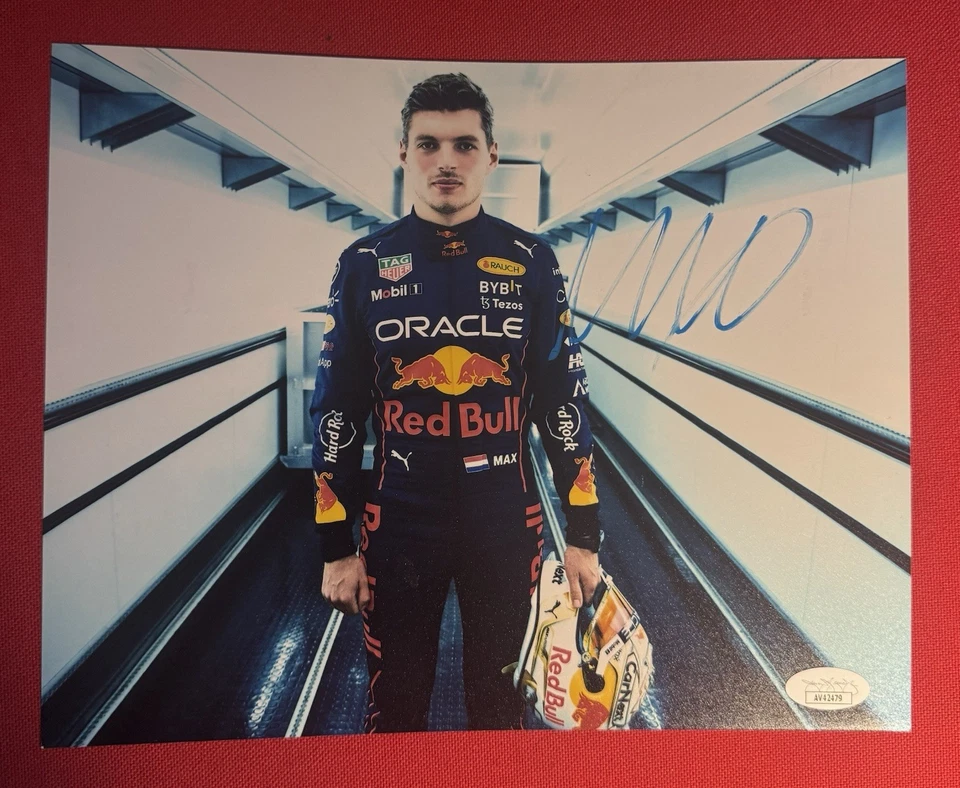 Max Verstappen Signed Photo 8x10 JSA COA Oracle Red Bull Racing Formula One Team - Image 1 of 1