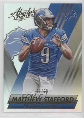 2014 Panini Absolute Spectrum Gold /25 Matthew Stafford #88 - Image 1 of 2