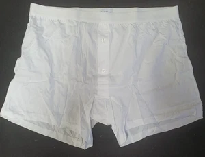Herren Boxershorts superfeine Baumwolle zwei Knöpfe weiß Größe Large g4 - Bild 1 von 6