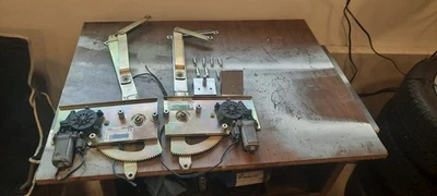 1969-70 Mustang Power Window Kit, Front w/ Black Illuminated Console Switches - Image 1 of 4