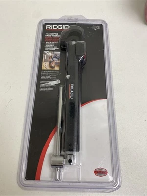 NEW Ridgid Telescoping Basin Wrench 1/2"-1" - With LED Light- Model 2017 - Image 1 of 4