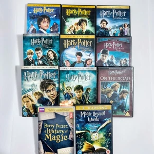 Harry Potter Complete 8 Film DVD Collection + 2 Documentaries + Bonus Disc - Picture 1 of 19