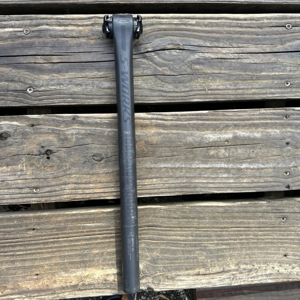 Tija de sillín S-Works FACT carbono 0 mm desplazada 30,9 Foto 1 de 4