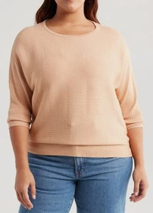 Neu mit Etikett Tahari Dolman schwerer dicker Pullover mit Ärmeln Größe 1x Einzelhandel 78 $ - Bild 1 von 3