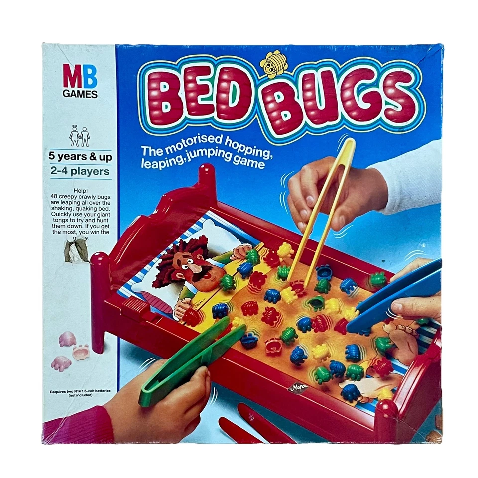 Vintage Bed Bugs Board Game by MB  Milton Bradley 1985 Complete Working  - Image 1 of 4