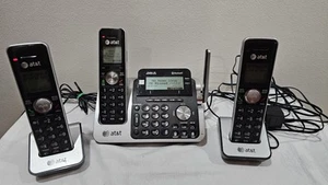 AT&T Bluetooth PhoneCaller ID Answering SYSTEM / 2 Extre Handsets Tested/A/91 - Afbeelding 1 van 8