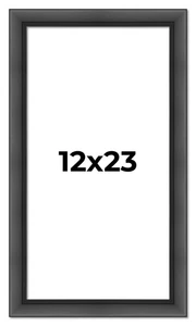 12x23 Frame Black Passaggi Solid Wood Picture Frame Width 1.5 Inches | Interior - Picture 1 of 9