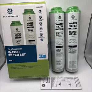 GE FQK2J Under Sink Water Filter Set – New Sealed Filters, Box Damaged - Picture 1 of 7