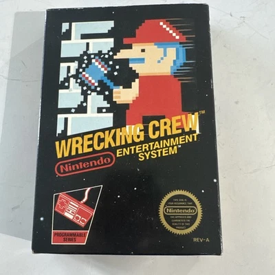 Wrecking Crew (Nintendo NES, 1985) COMPLETE CIB - Image 1 of 4