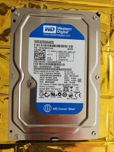 Western Digital Caviar Blue 320GB,Intern,7200RPM,8,89 cm (3,5 Zoll) (WD3200AAKS) - Bild 1 von 2