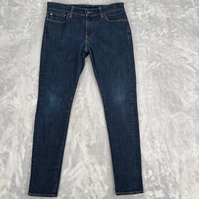 DENIM & SUPPLY Ralph Lauren Skinny Jeans Dark Distressed Women 31 /30 Fits 32x30 - Image 1 of 4