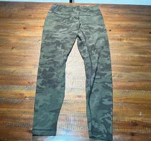 Lululemon Leggings 10 Verde Camuflaje Gimnasio Atlético  - Imagen 1 de 7