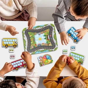 Educational Games Animal Bus Station Puzzle for 3-8 Years Old Girls Boys - Picture 1 of 7
