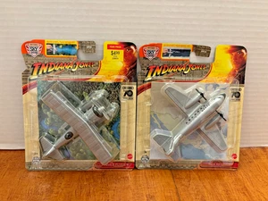 MATCHBOX SKY BUSTERS - INDIANA JONES LOT OF 2 RIVER FLYER & AIRLINER DIE-CAST - Picture 1 of 2