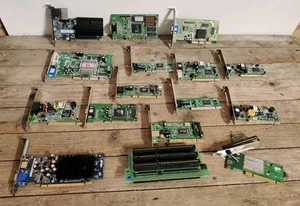 Computer Vintage Scheda Video Lotto Card Retrogame Lan Video Varie Vga - Foto 1 di 7