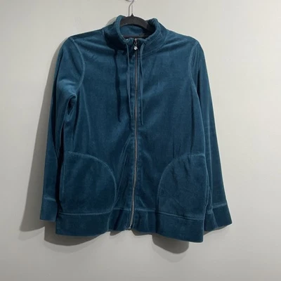 Chándal Onque Informals Terciopelo Verde Azulado Ocio Deportivo, Acogedor Ropa de Salón Talla Pequeña Foto 1 de 4