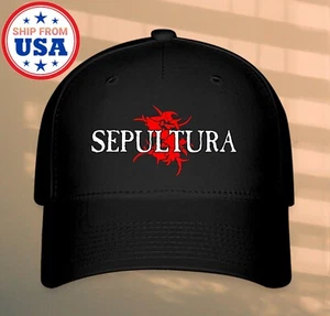 Gorra de béisbol Sepultura negra talla S/M y L/XL - Imagen 1 de 3