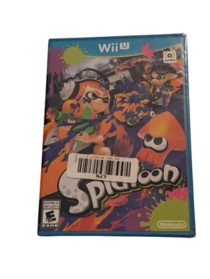 Splatoon Nintendo Wii U Video Game 2015 US Edition Rare Amiibo Compat New Sealed - Image 1 of 4