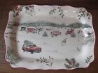 Better Homes Gardens Large Serving Platter Tray Heritage Christmas Holiday NEW