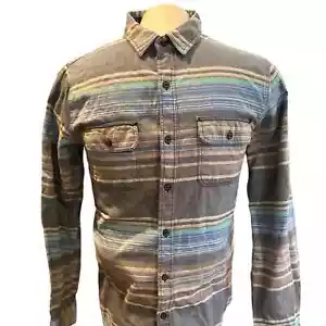 Modern Amusement Denim Dyed Stripped Men’s Long Sleeve Casual Dress Shirt - Picture 1 of 10