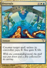 OVERRULE Dissension MTG Magic the Gathering Cards DJMagic