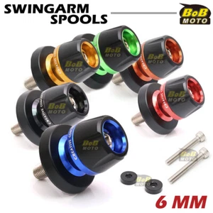 For Aprilia PEGASO STRADA 650 11 12 13 14 15 16 BoB CNC Swingarm Spools - Picture 1 of 8