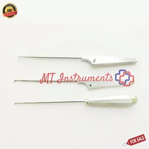 Arthroskopische Sonden Haken 3-teiliges Set orthopädische Instrumente - Bild 1 von 4