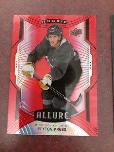 2020-21 Upper Deck Allure Peyton Krebs RC Red Rainbow Parallel refractor 142