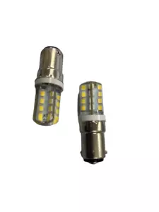 2X LED SMD Sewing Machine Bulbs (Globes) BA15D 3W 6000K Ultra-Bright 32SMD - Picture 1 of 1