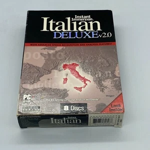 8 discos de inmersión instantánea italiano de lujo v2.0 aprender hablar entender italiano - Imagen 1 de 6