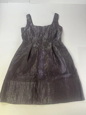 VESTIDO DE CÓCTEL METALIZADO YOANA BARASCHI FIESTA HASTA LA RODILLA 4 Sin mangas Foto 1 de 4