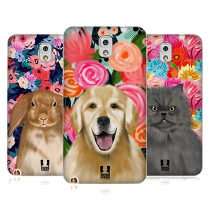 FUNDA HEAD CASE DESIGNS CON DIBUJO DE GEL SUAVE PARA MASCOTAS Y FLORES PARA TELÉFONOS SAMSUNG 2 - Imagen 1 de 10