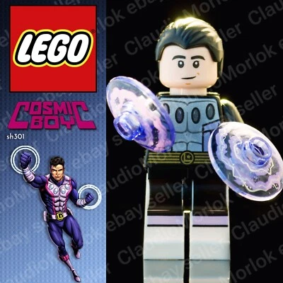 ⭐ LEGO Cosmic Boy sh301 Minifigure DC Justice League sh0301 Super Heroes 30604 - Immagine 1 di 4