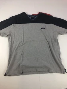 Vintage Tommy Jeans Men's T-shirt Short Sleeve Gray Blue Medium - Picture 1 of 5