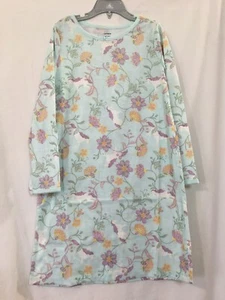 New Carter's Floral Unicorn Nightgown Nightshirt Girls Long Sleeve Blue many sz - Picture 1 of 4
