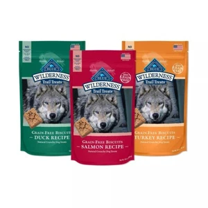 Blue Buffalo Duck,Turkey and Salmon Chewy Dog Treat Variety Pack - 10oz - Picture 1 of 5