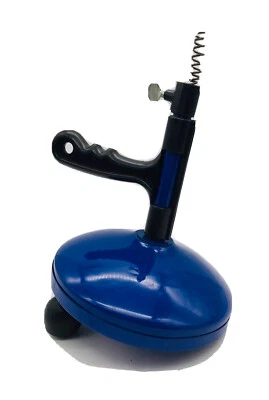 Cobra Auger Heavy Duty Steel Drum Plumbing Drain Snake 20' Drain Cleaning 1/4" - Image 1 of 4