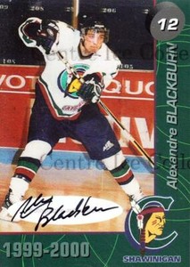 1999-00 Shawinigan Cataractes Autographed #5 Alexandre Blackburn
