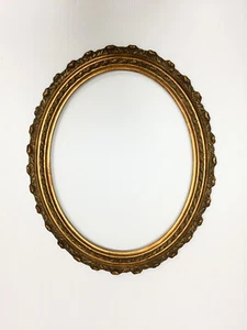 16" x 20" Handcrafted Ornate Gold Oval Frame - Picture 1 of 1
