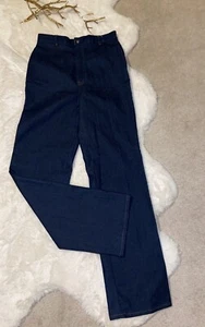"DE COLECCIÓN NUEVOS CON ETIQUETAS Levi's Student Bell Pantalones de mezclilla inferior para mujer 30x47 denim azul acampanado ""TRASEROS""" - Imagen 1 de 24