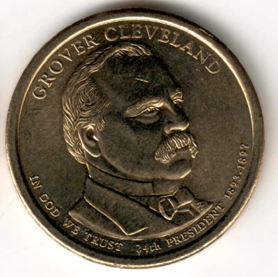 USA - 2012D - 1$ Presidential - Grover Cleveland, 2nd - Rare & NIFC - #17165 - Image 1 of 2