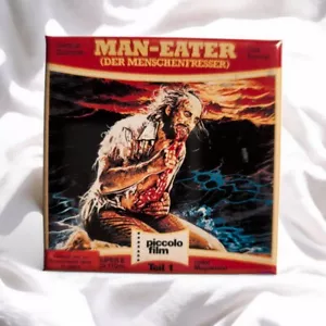 Man-Eater Der Menschenfresser Teil 1 | Kühlschrankmagnet | Super 8 Motiv | NEU - Bild 1 von 1