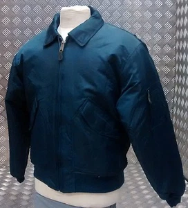 MA2 CWU US Military Style Bomber Jacket MOD/Scooter/Bikers Blue - All Sizes NEW - Picture 1 of 10