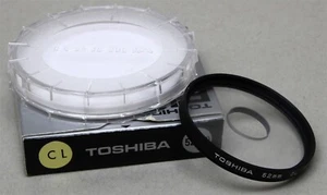 52mm Screw-In Filter TOSHIBA CL CLEAR CENTER SPOT Made in Japan NEW OLD STOCK - Picture 1 of 1
