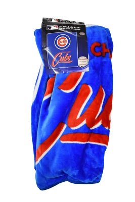 Chaqueta de Peluche Real Northwest MLB Chicago Cubs Nueva 60" x 50" Foto 1 de 4
