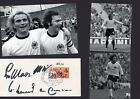 F.Beckenbauer+ & G.Müller+ & S.Maier & U.Hoeneß - original Signierungen mit Foto