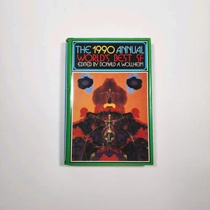 The 1990 Annual World's Best SF Hardcover Book Sci-Fi Wollheim Science Fiction - Bild 1 von 8