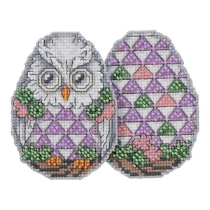 Owl Egg Counted Cross Stitch Kit Mill Hill 2018 Jim Shore JS181814 - Picture 1 of 1